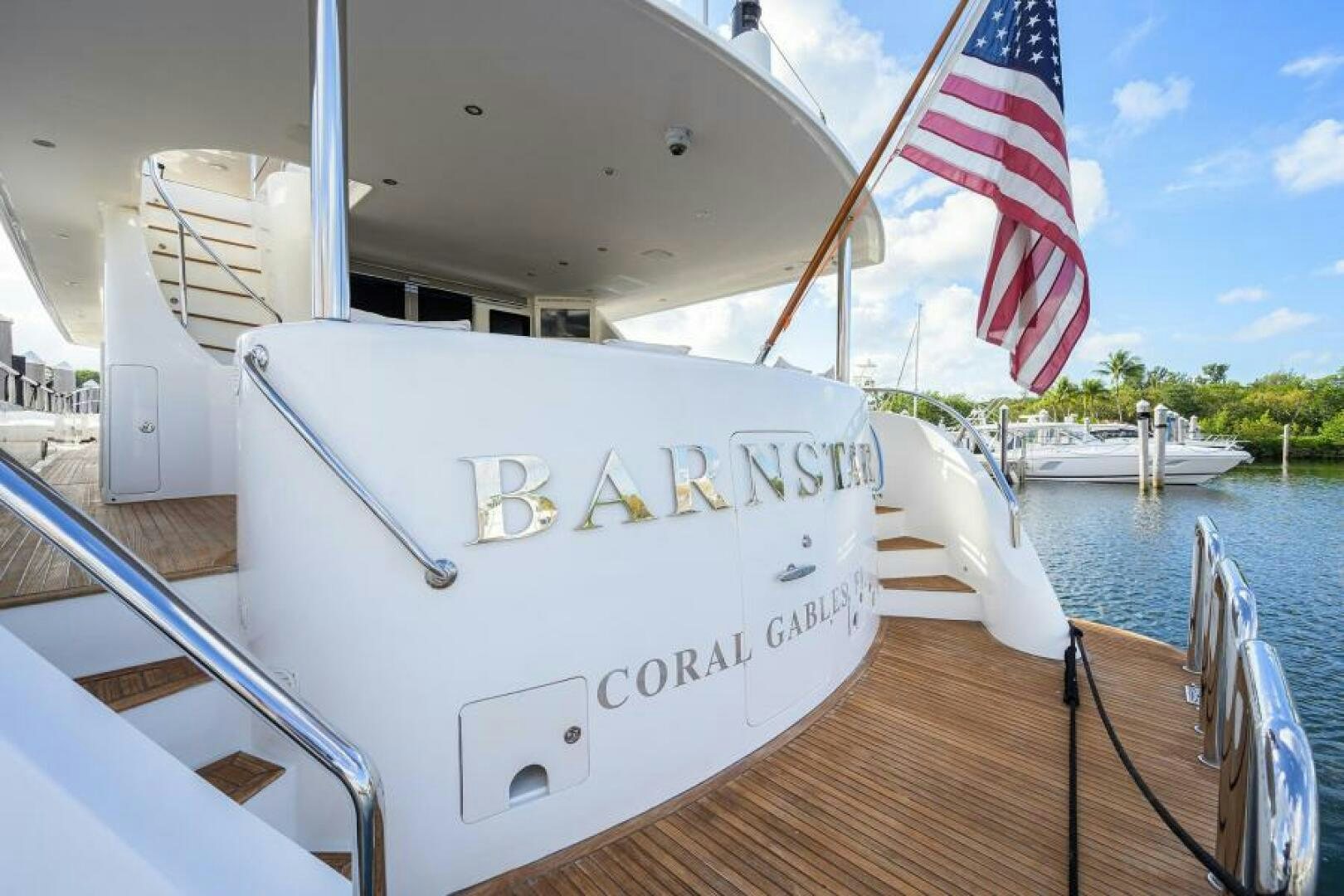 a boat on the water aboard BARNSTAR Yacht for Sale