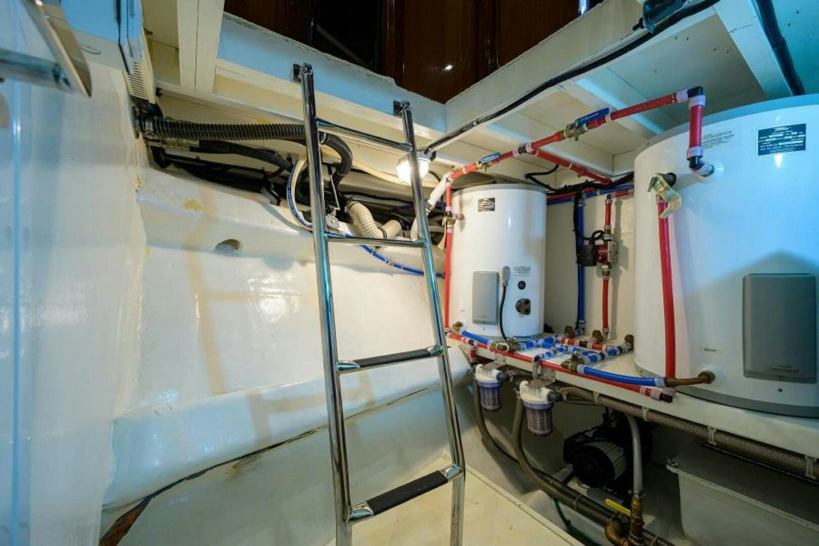 a machine with wires aboard BARNSTAR Yacht for Sale