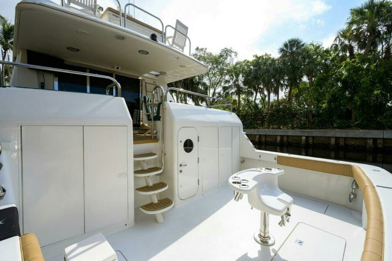 a large white machine aboard 80' LAZZARA Yacht for Sale