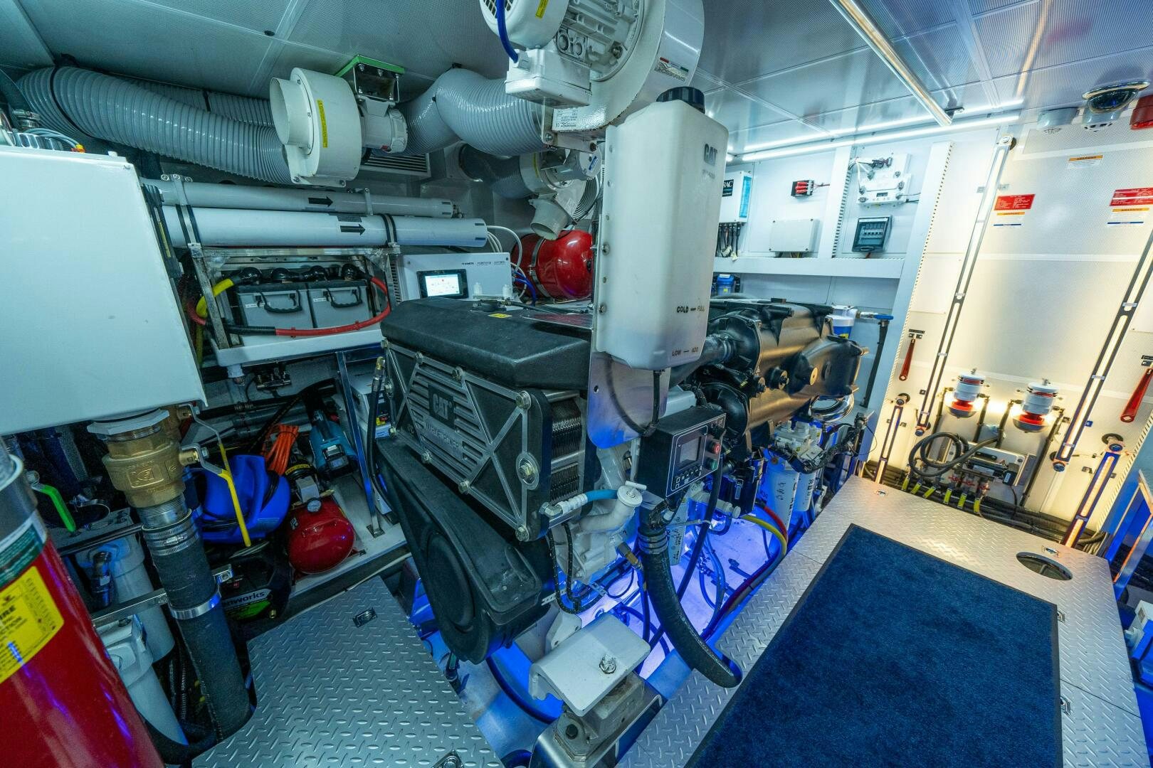 a room with a machine aboard AFTER MIDNIGHT Yacht for Sale