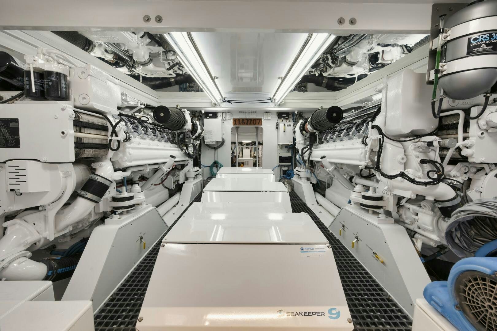 a large space ship aboard BOXER Yacht for Sale