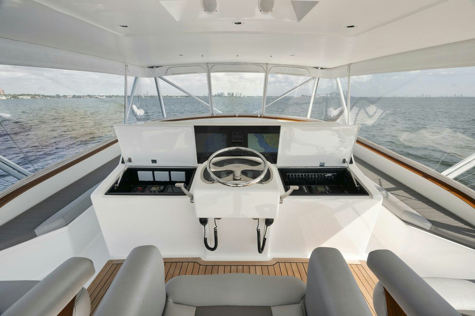inside of a boat aboard BOXER Yacht for Sale