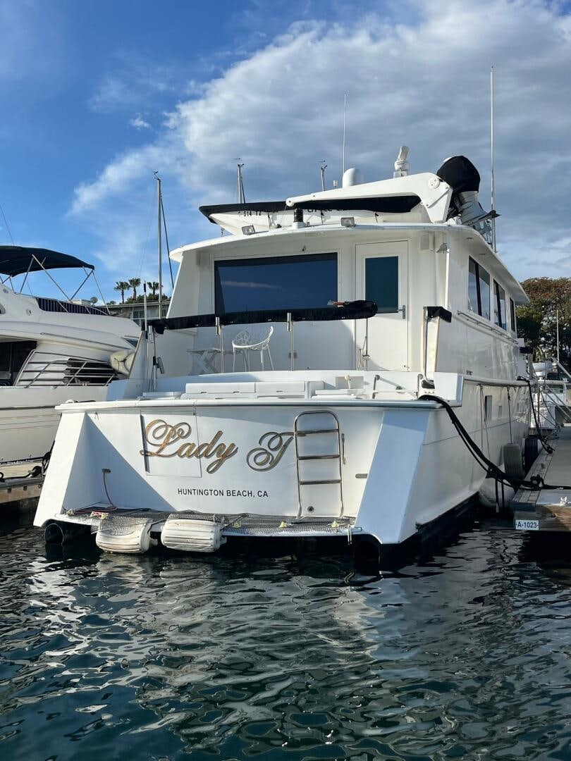 a boat in the water aboard LADY T Yacht for Sale