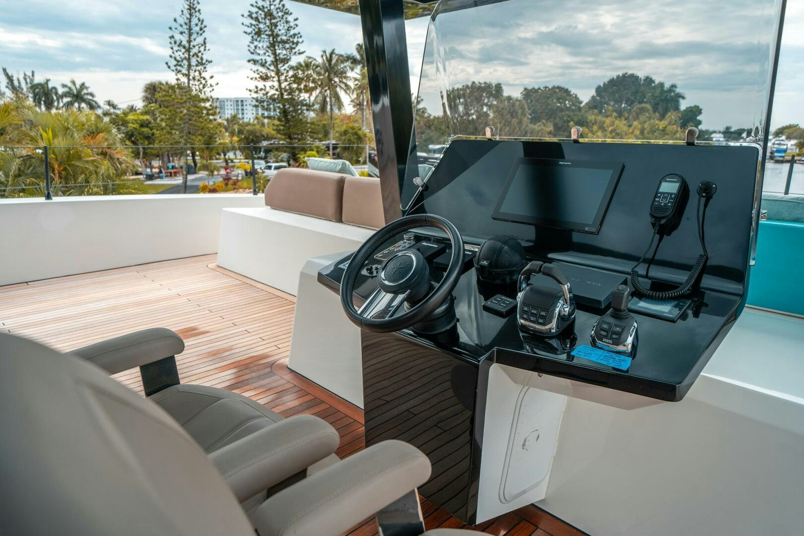 a car on a table aboard SECOND CHANCE Yacht for Sale