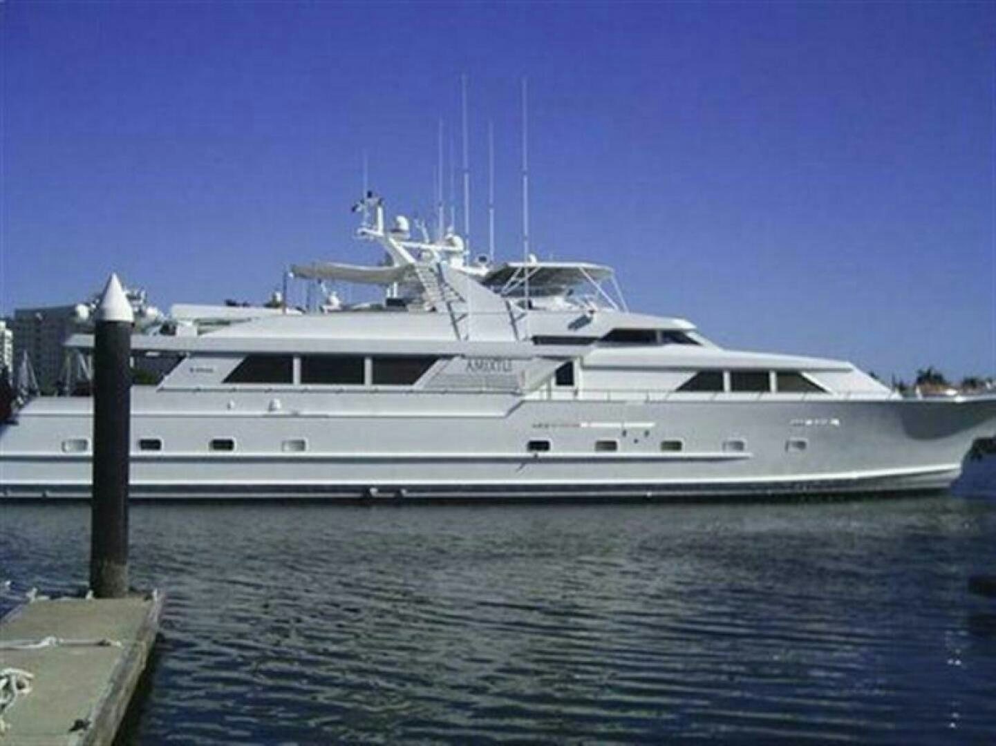 a large white yacht aboard THE BEST DAY Yacht for Sale