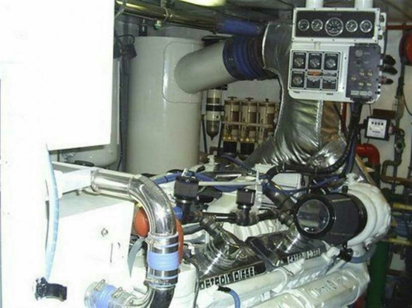 a close-up of a machine aboard THE BEST DAY Yacht for Sale