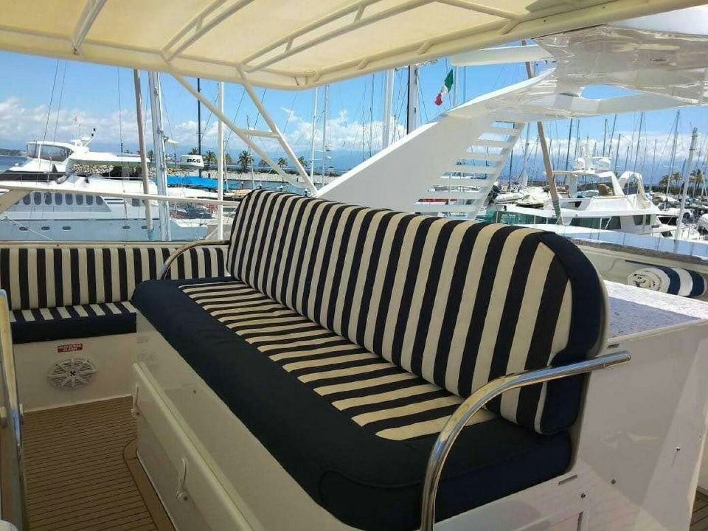 a deck with many boats aboard THE BEST DAY Yacht for Sale