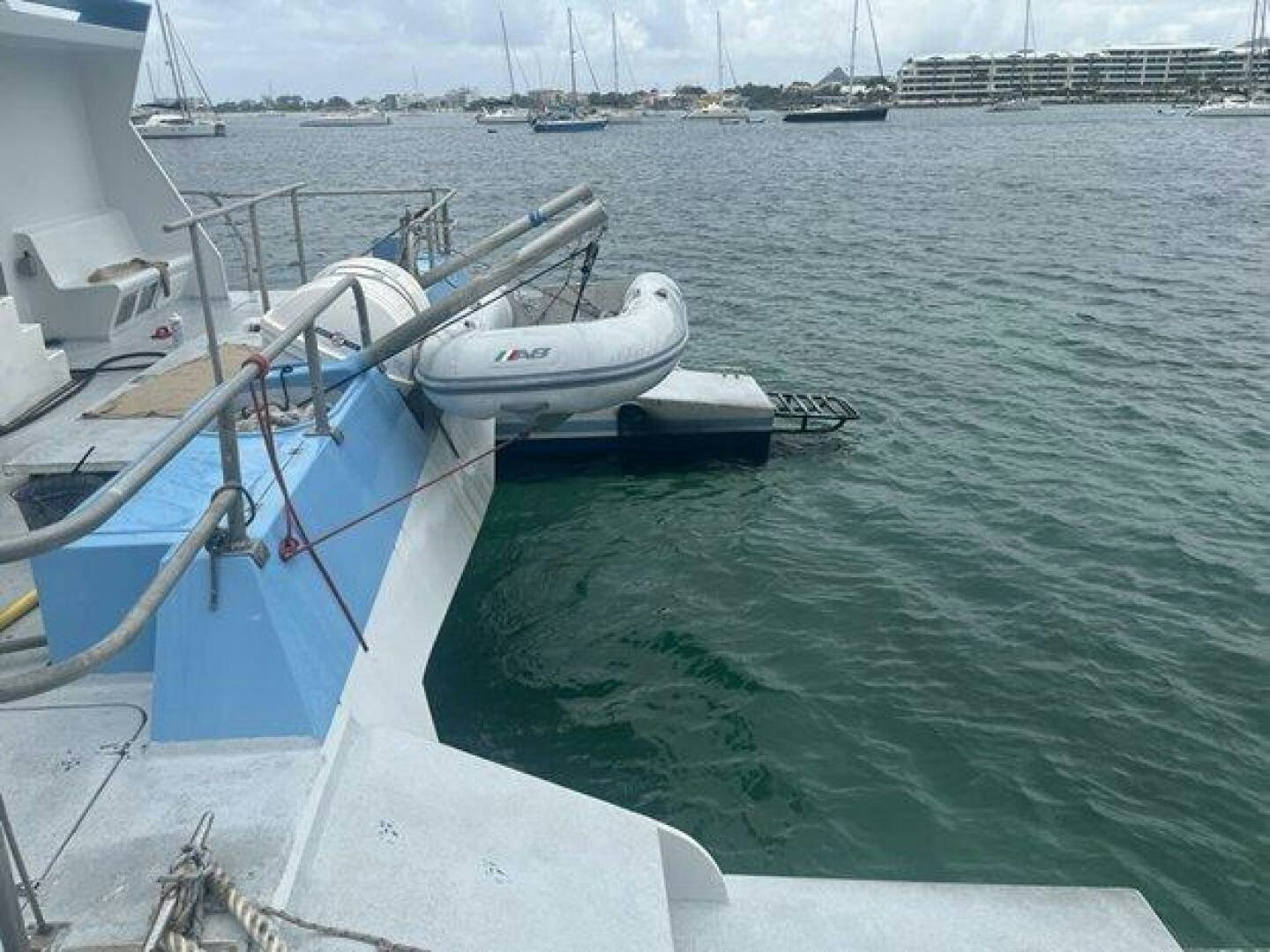 a boat on the water aboard EDGE 2 Yacht for Sale