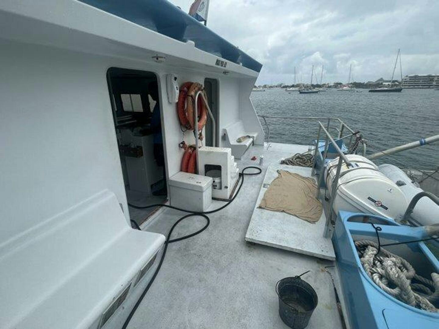 a boat on the water aboard EDGE 2 Yacht for Sale