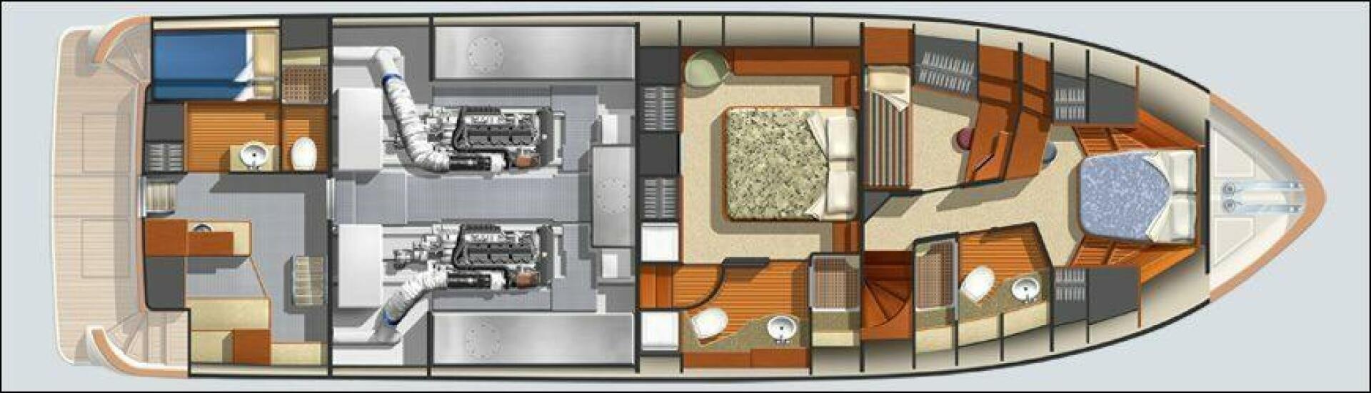 a computer with a computer aboard MOODY BLUE Yacht for Sale