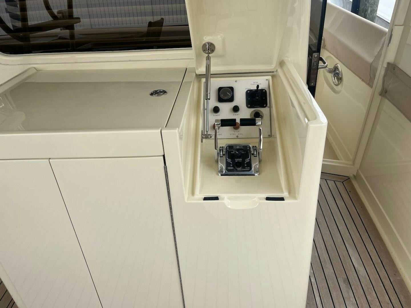 a machine on the counter aboard MOODY BLUE Yacht for Sale