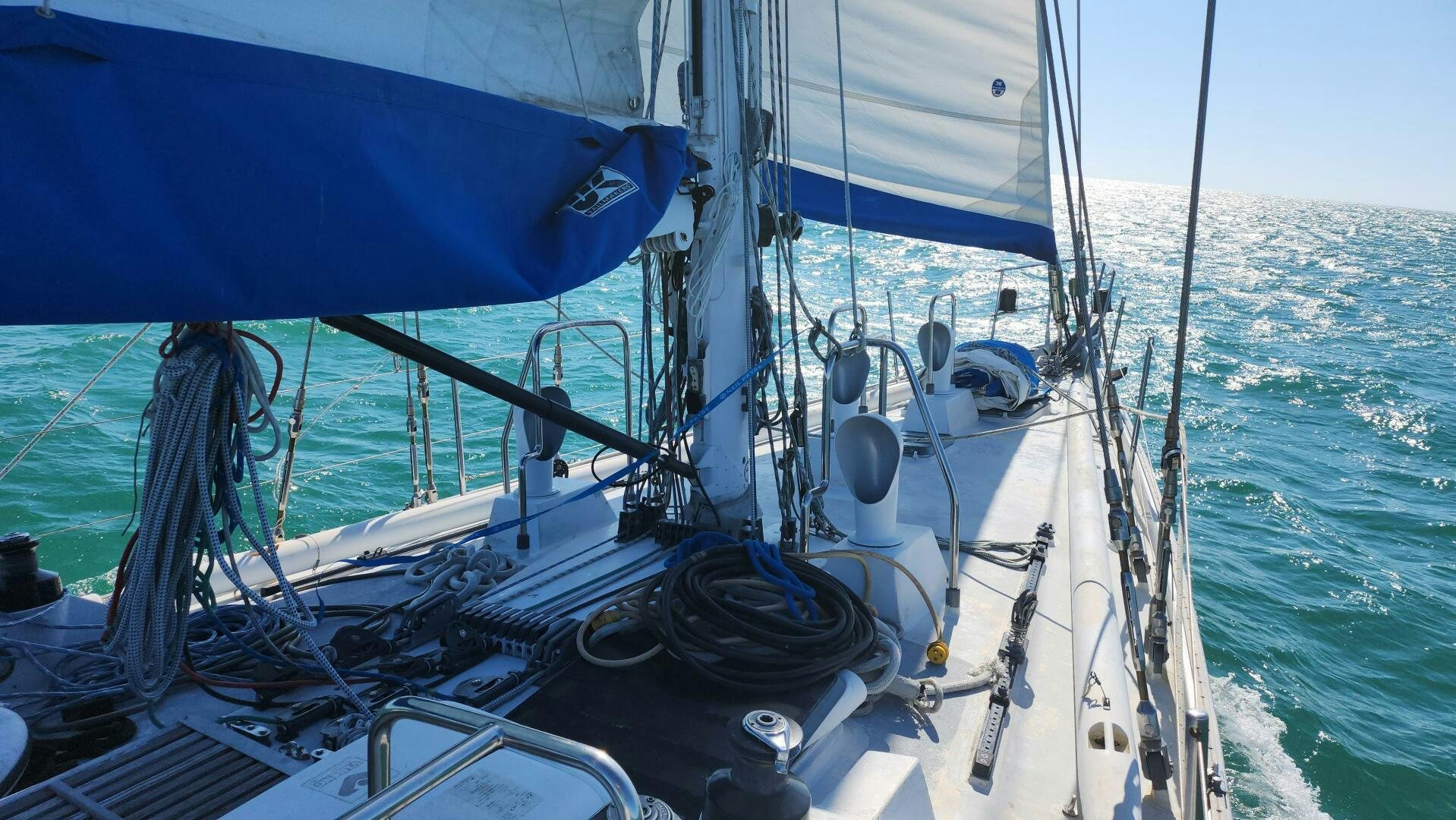 a boat on the water aboard MAYA Yacht for Sale