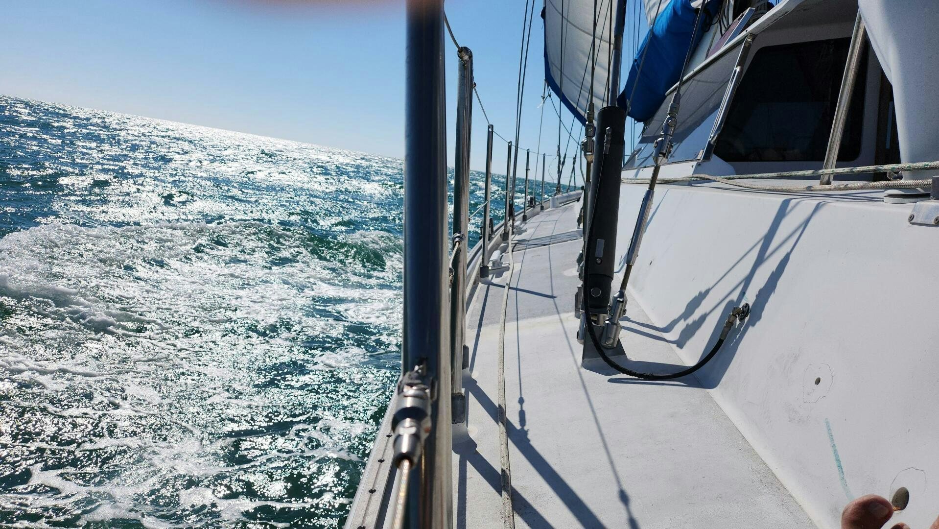 a boat on the water aboard MAYA Yacht for Sale