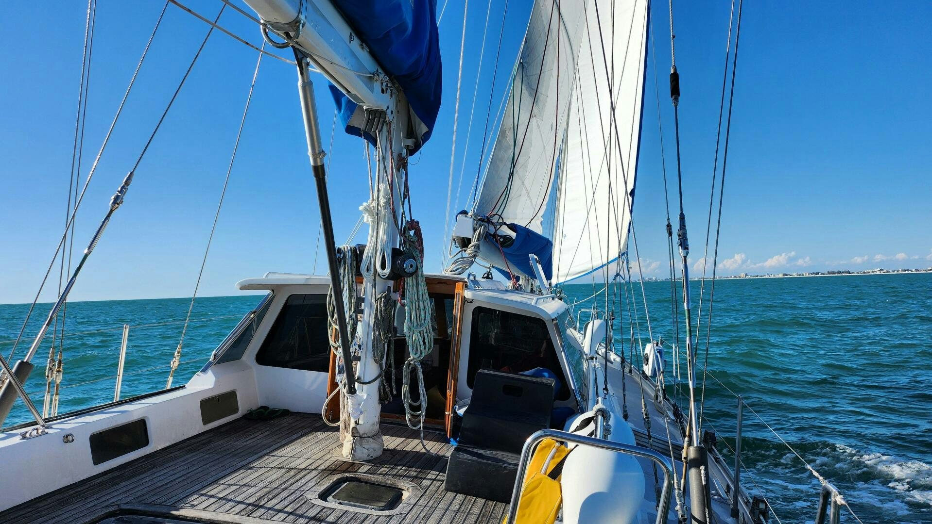 a boat on the water aboard MAYA Yacht for Sale