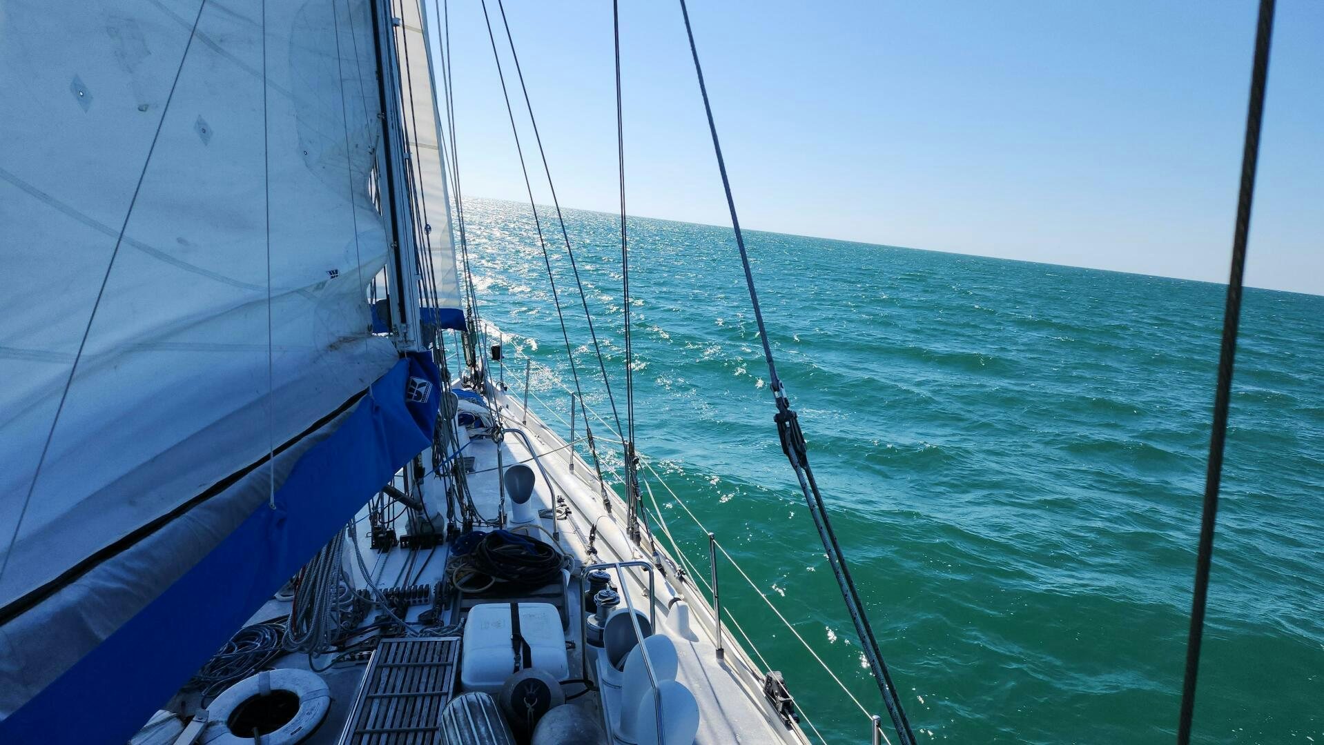 a boat on the water aboard MAYA Yacht for Sale