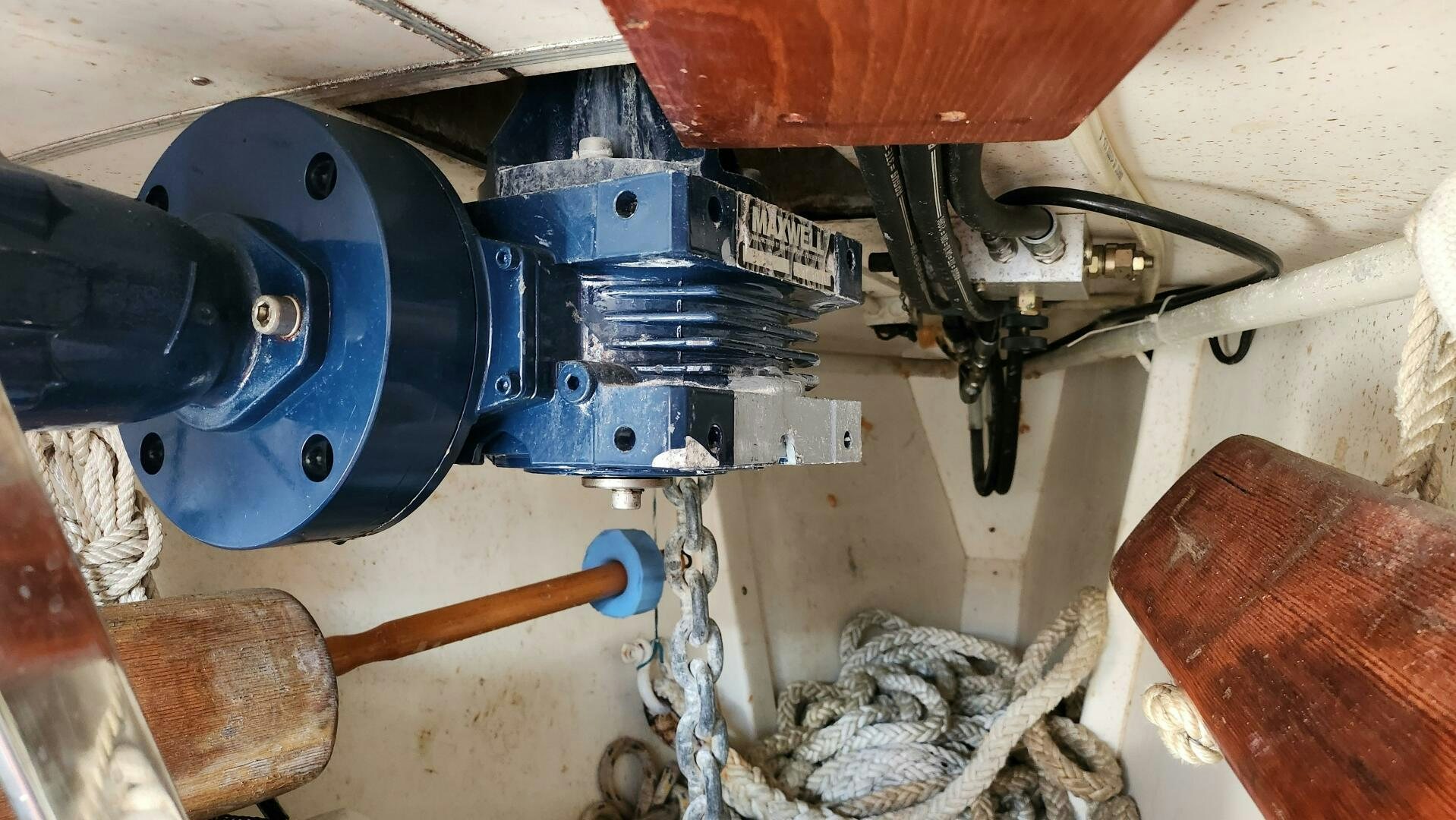 a close-up of a machine aboard MAYA Yacht for Sale