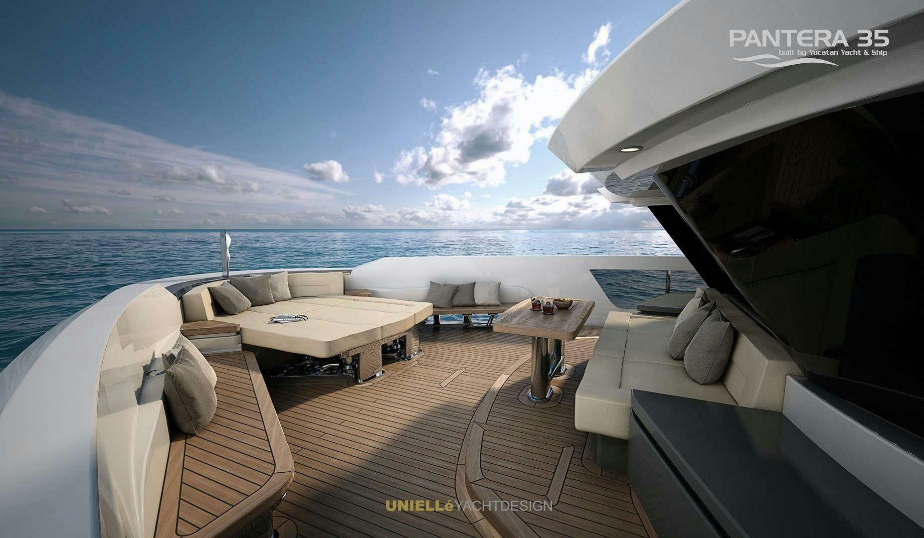 a boat on the water aboard PANTERA 35 Yacht for Sale