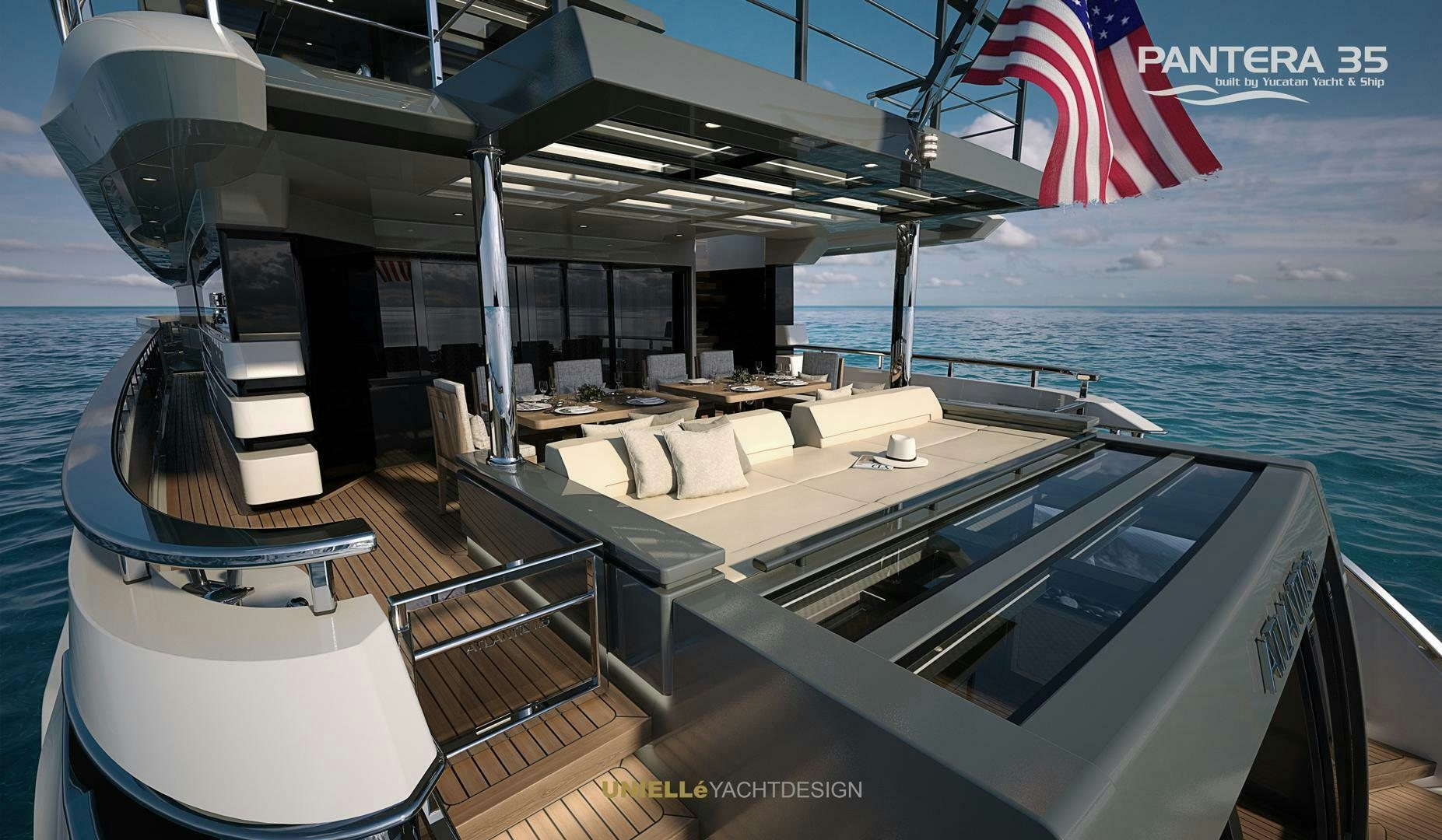 a boat on the water aboard PANTERA 35 Yacht for Sale