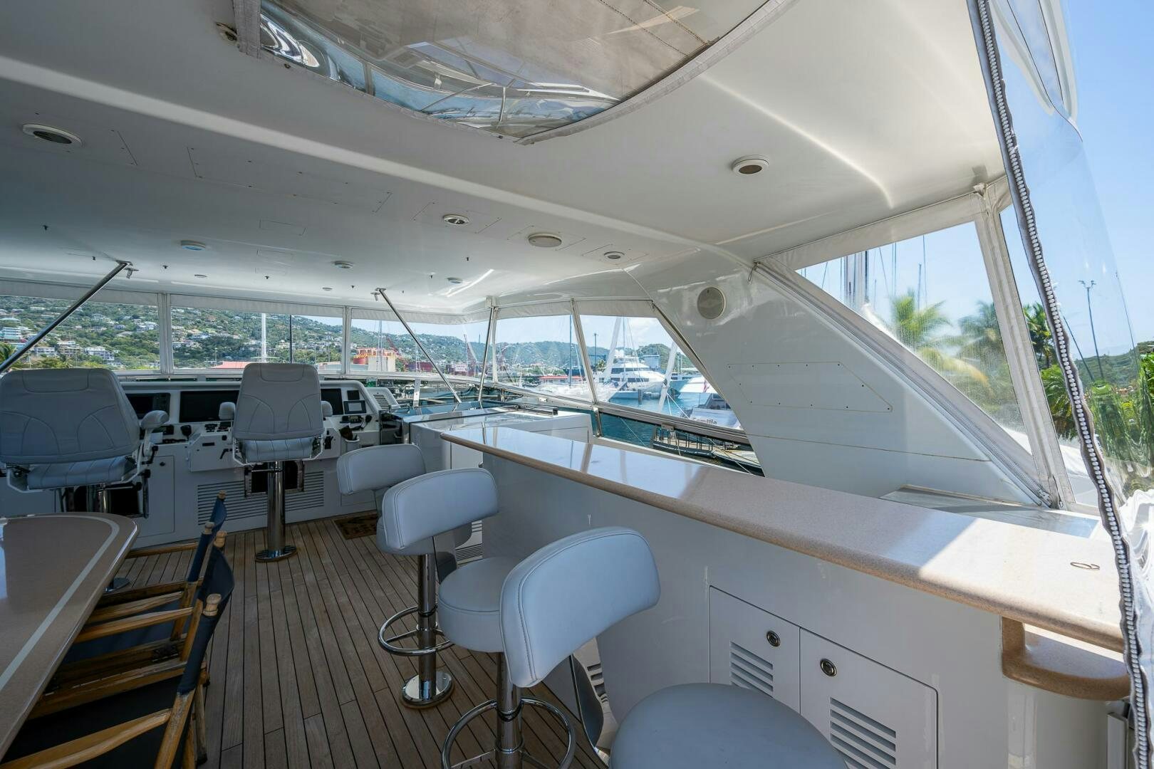 inside of a boat aboard LADY LORRAINE Yacht for Sale
