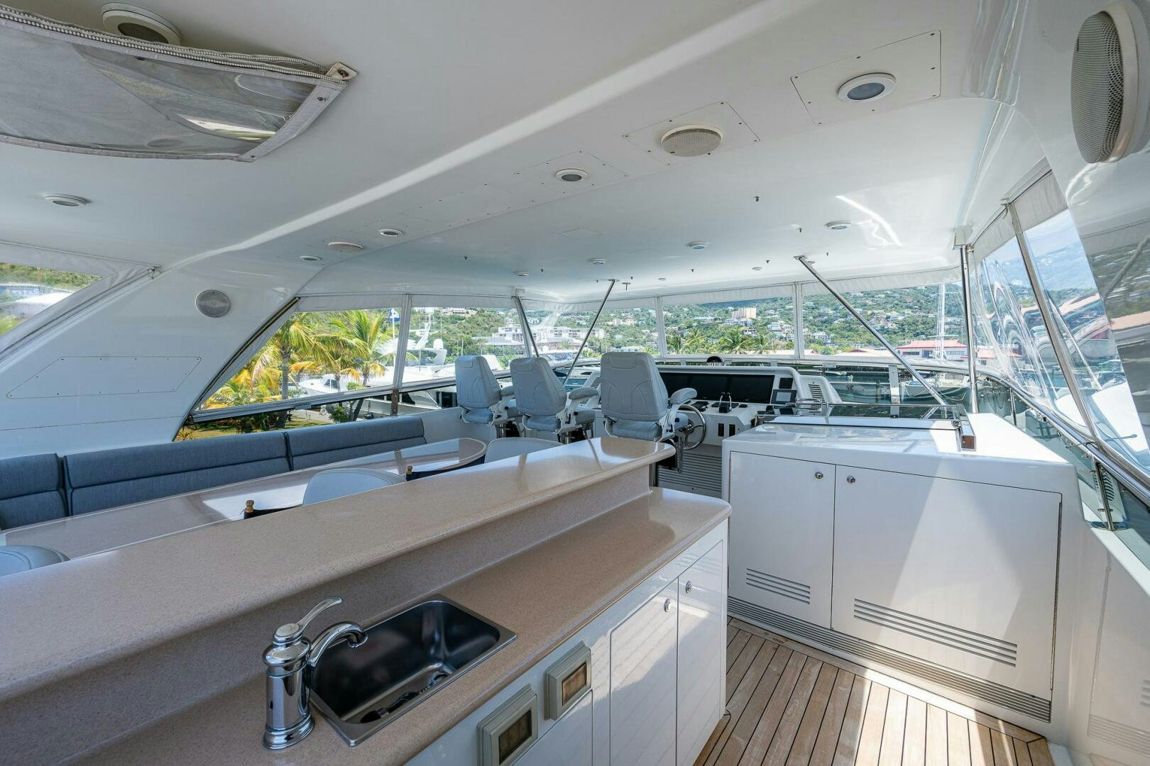 inside of a boat aboard LADY LORRAINE Yacht for Sale