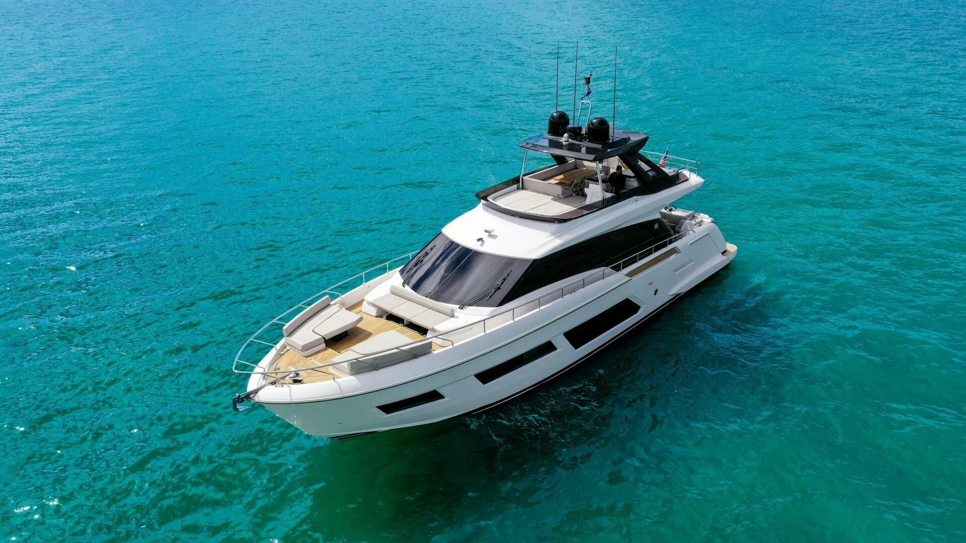 a boat in the water aboard GIULIA Yacht for Sale