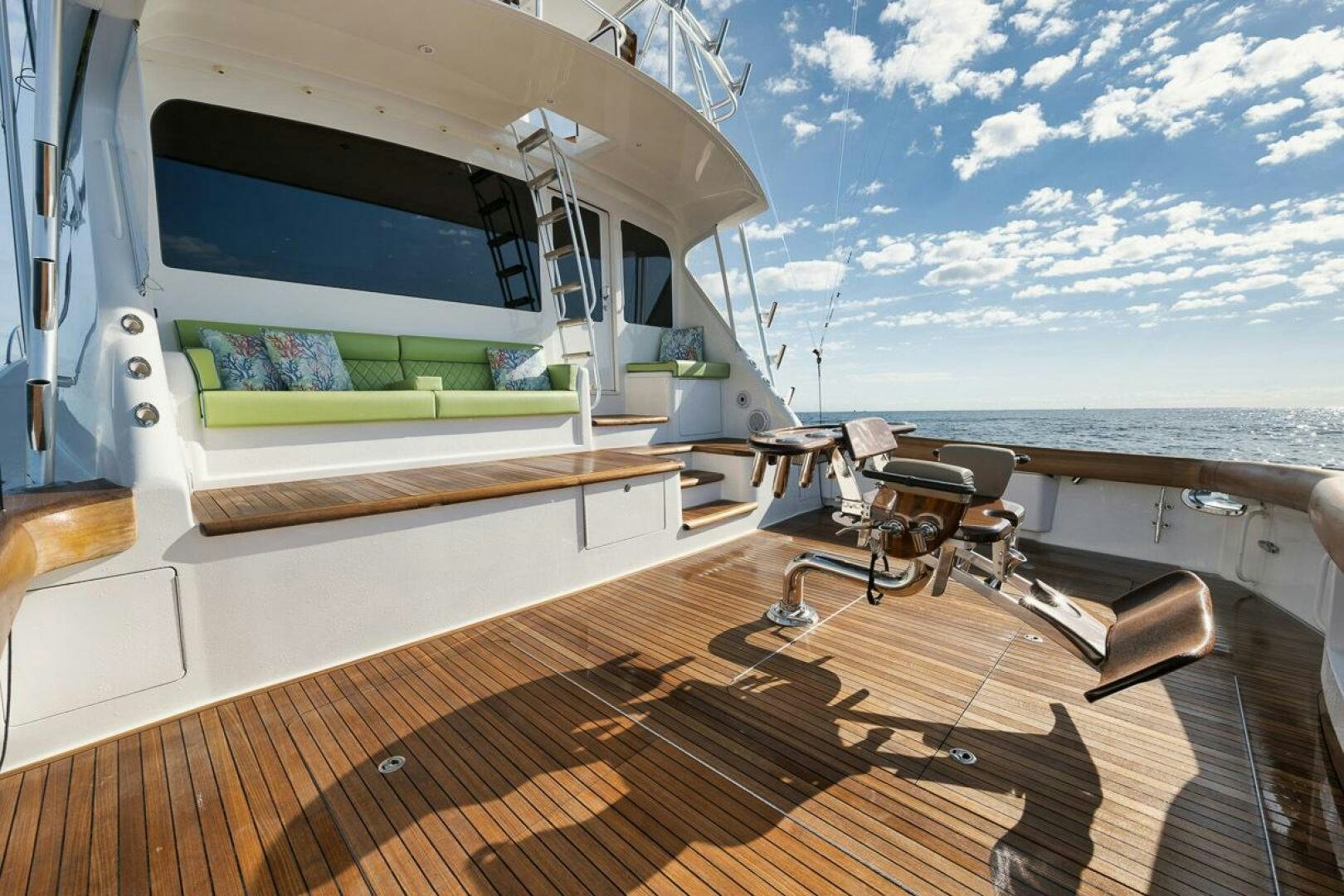 a boat on the water aboard SWEETUMS Yacht for Sale