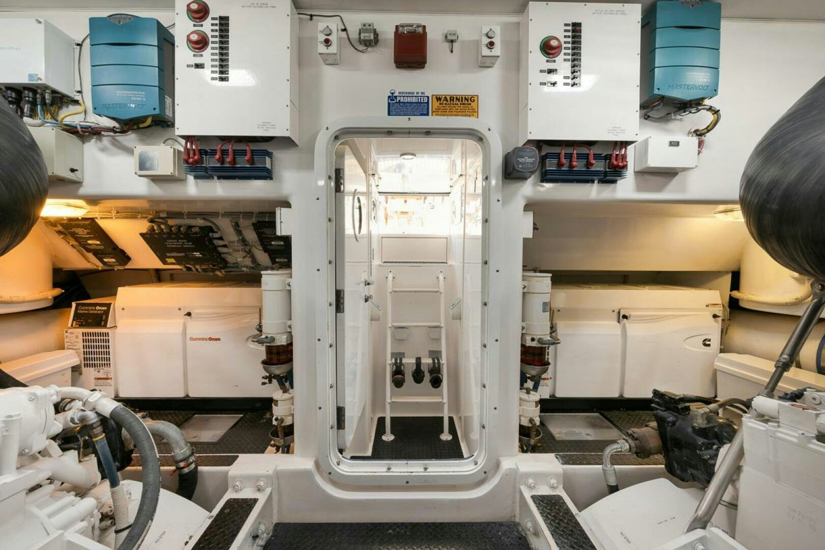 a machine with a large piece of equipment in it aboard SWEETUMS Yacht for Sale