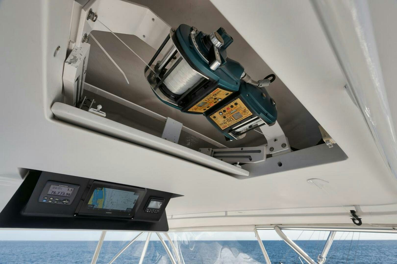 a machine on the counter aboard SWEETUMS Yacht for Sale