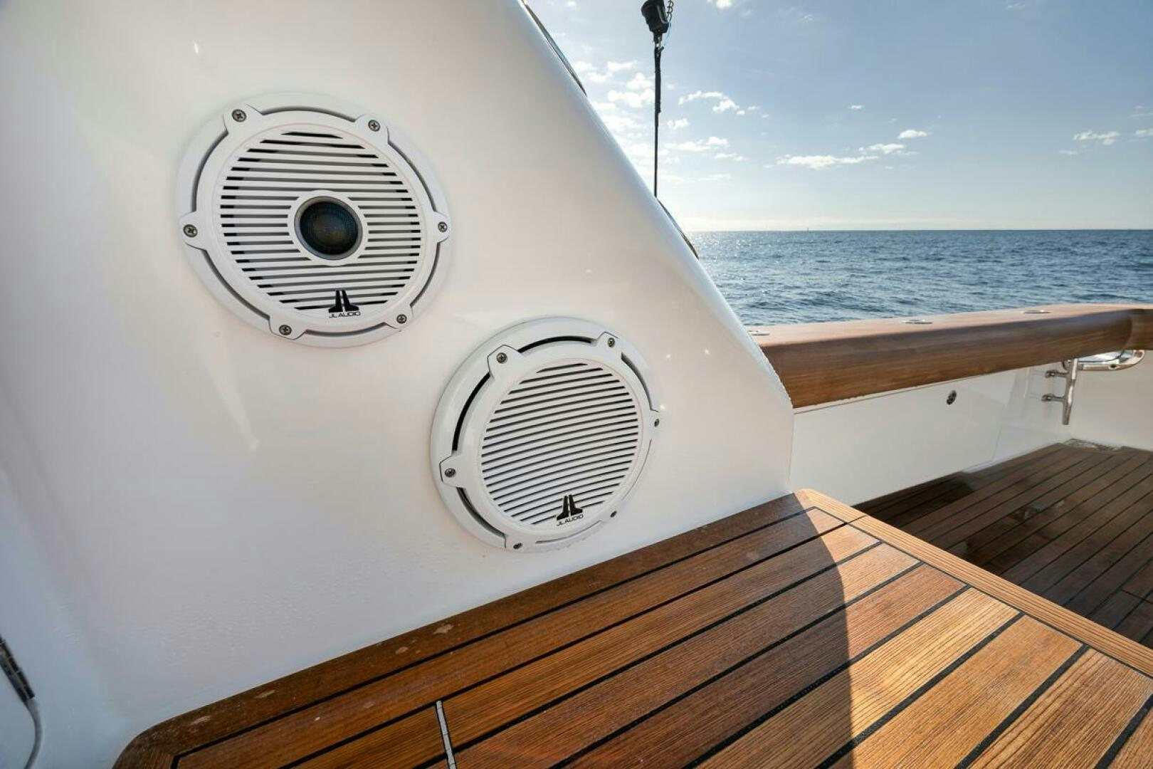 a boat on the water aboard SWEETUMS Yacht for Sale