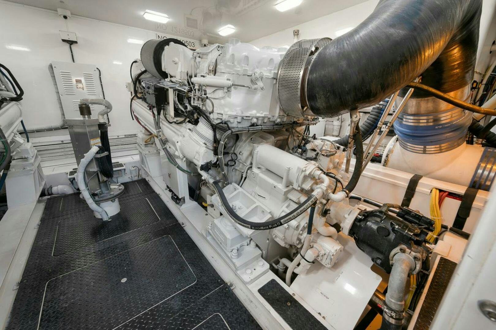 a machine with a large metal cylinder aboard SWEETUMS Yacht for Sale