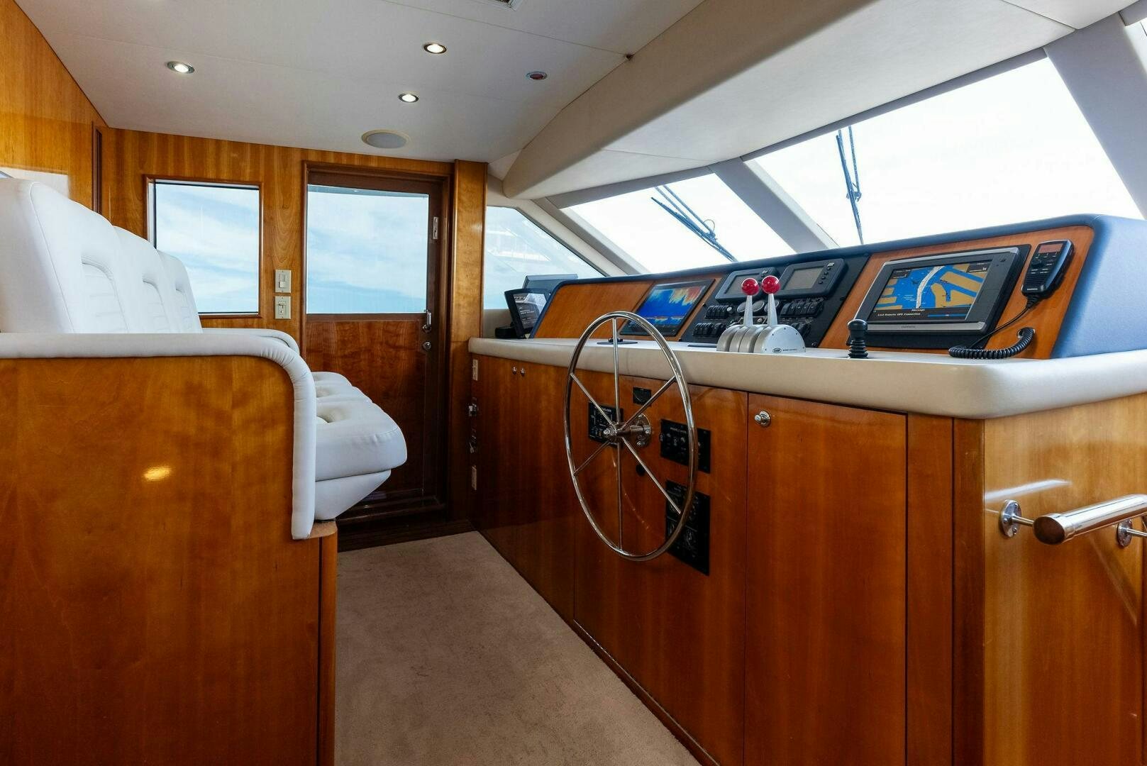 inside of a vehicle aboard TOUCH N GO Yacht for Sale