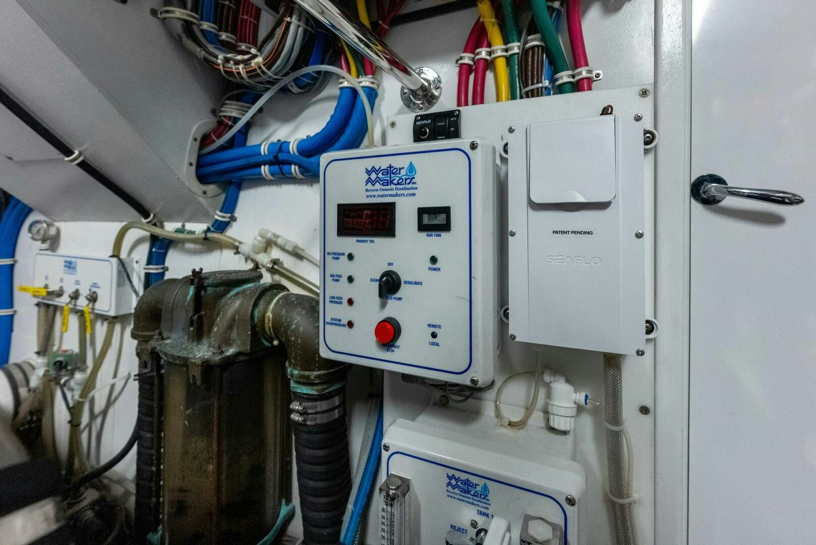 a machine with wires aboard TOUCH N GO Yacht for Sale