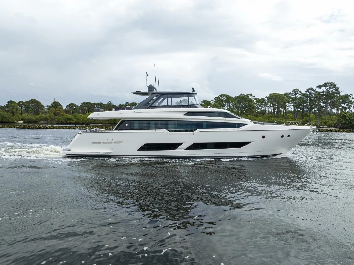 a boat on the water aboard PINCH ME Yacht for Sale