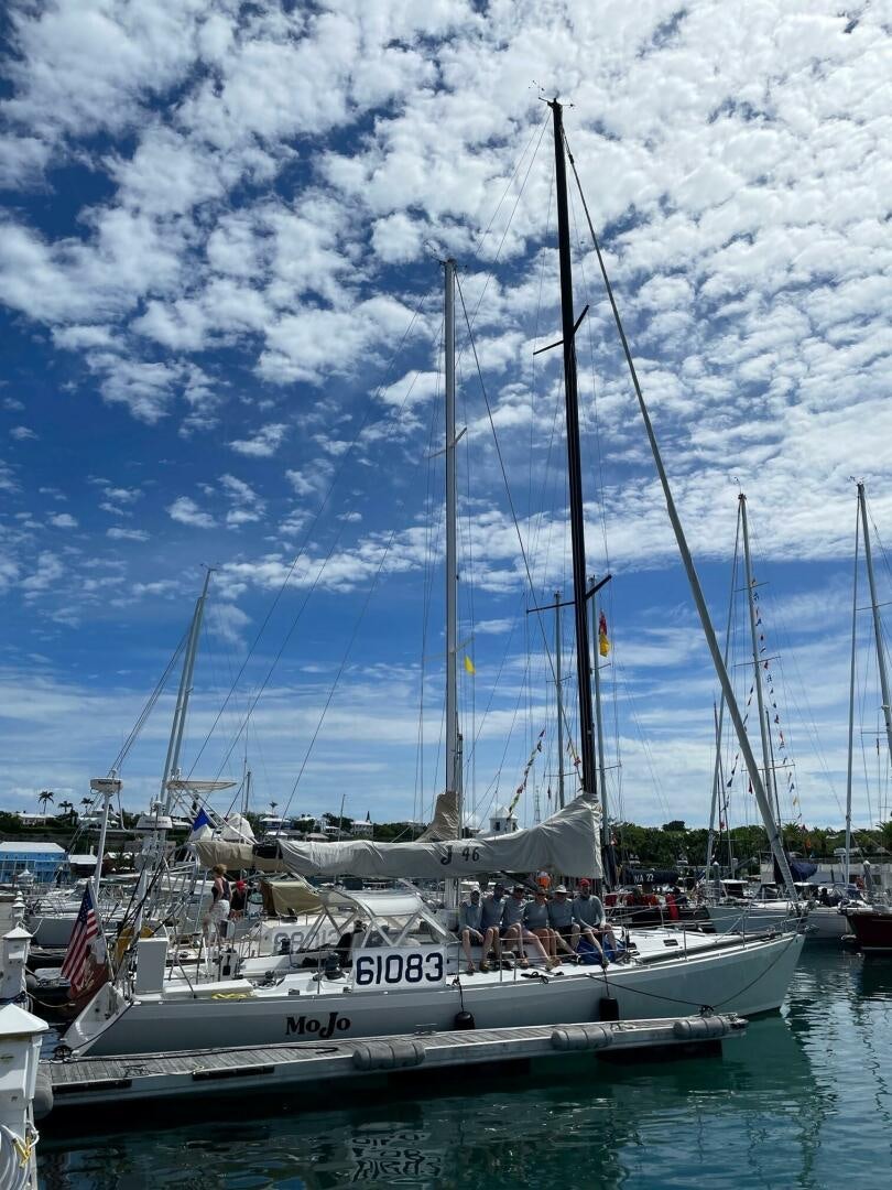 a boat in the water aboard MOJO Yacht for Sale