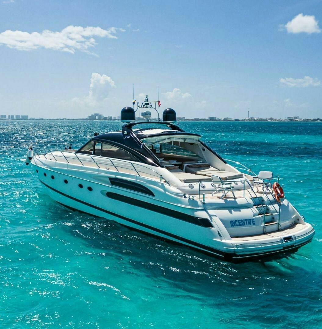 a boat in the water aboard INCENTIVE Yacht for Sale