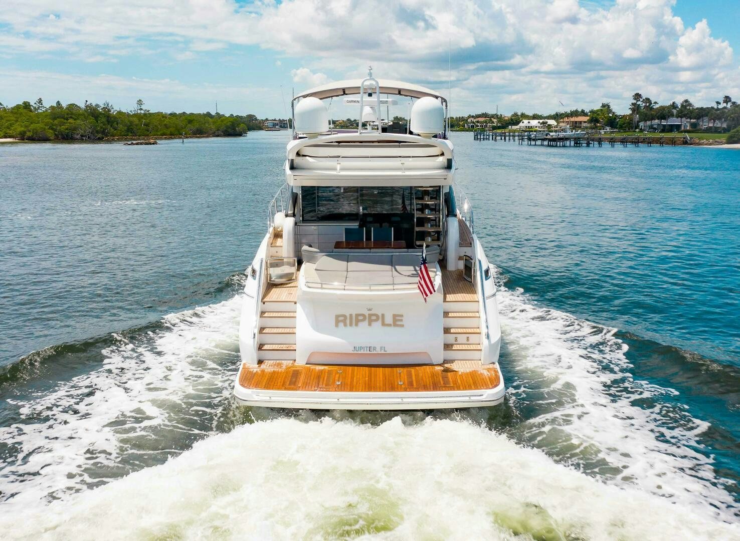 a boat on the water aboard RIPPLE Yacht for Sale