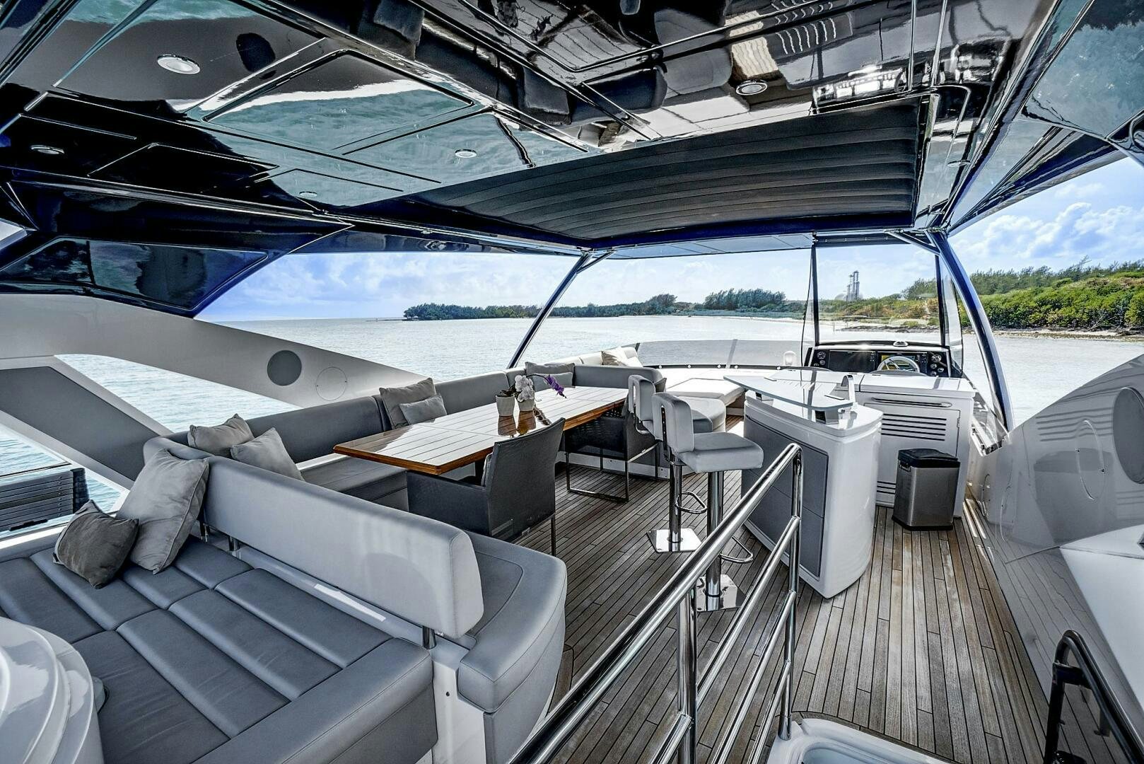 inside of a boat aboard SEA ONE Yacht for Sale