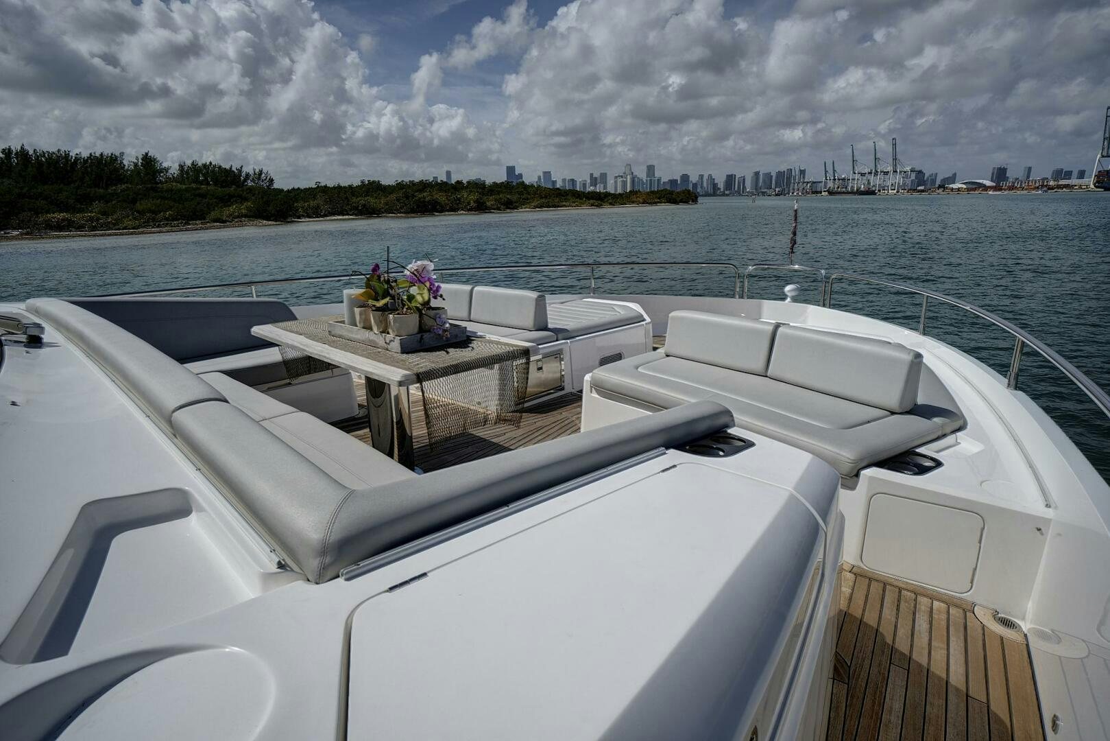 a boat on the water aboard SEA ONE Yacht for Sale