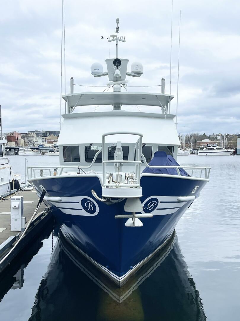 a boat in the water aboard TRAVELLER II Yacht for Sale