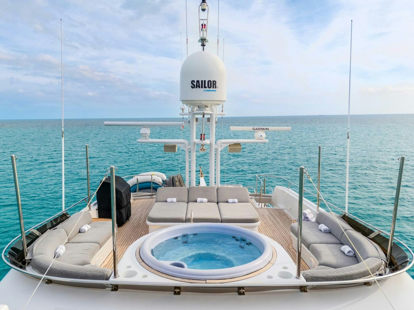 a boat on the water aboard SWEET ESCAPE Yacht for Sale