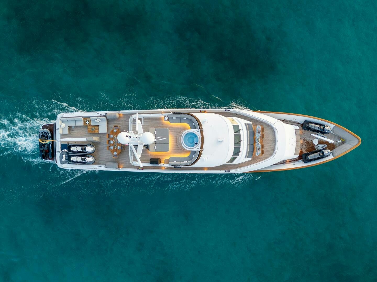 a boat in the water aboard SWEET ESCAPE Yacht for Sale