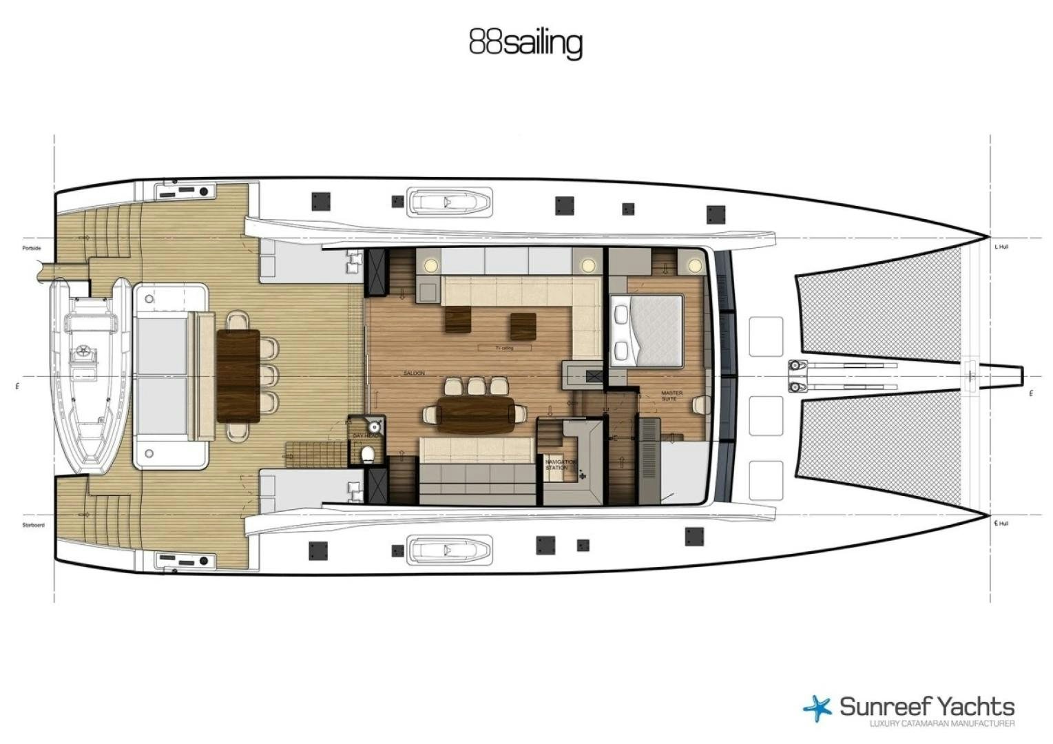 a computer with a white background aboard LITTLE GIANT Yacht for Sale