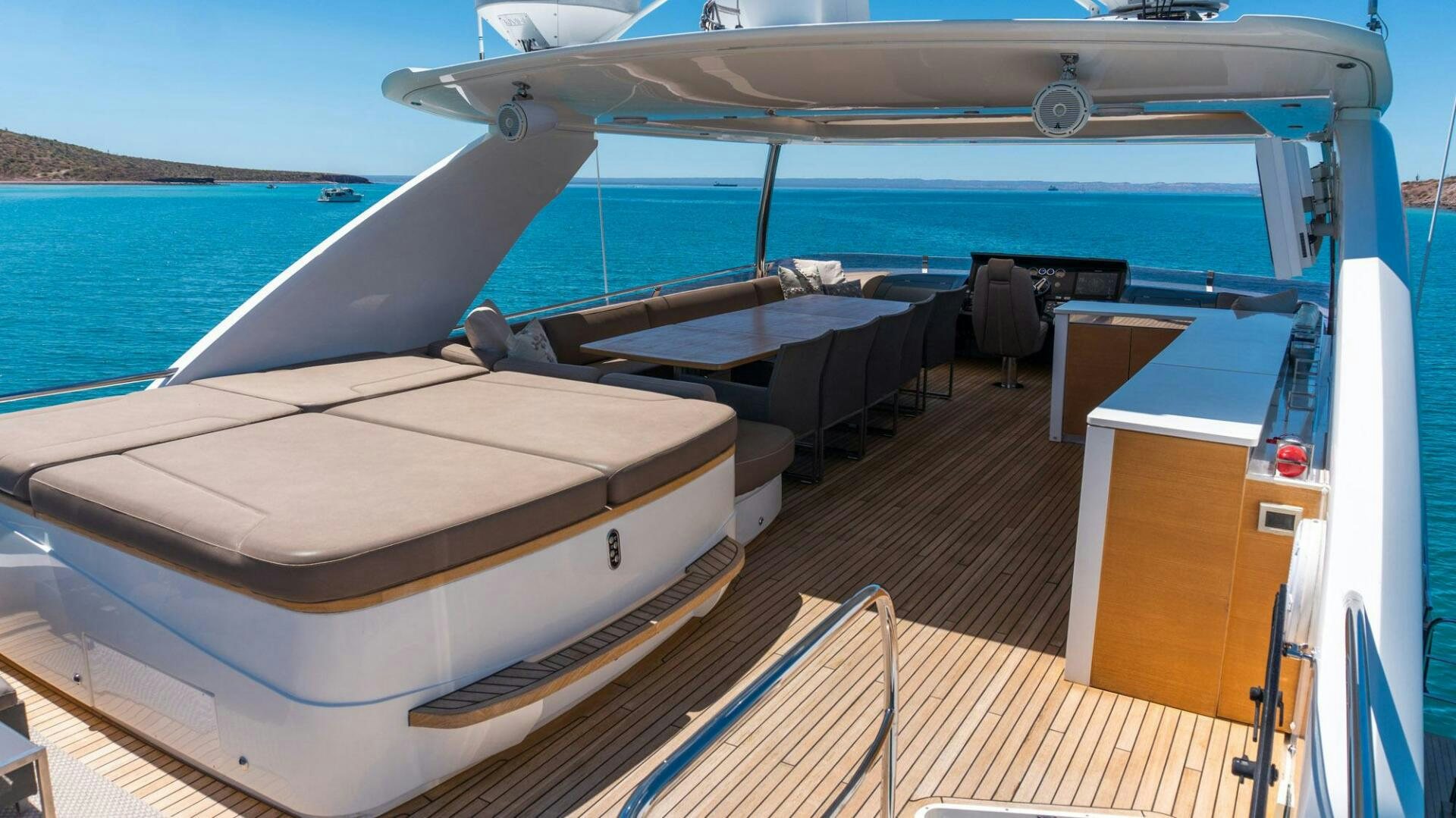 a boat on the water aboard SATORI Yacht for Sale