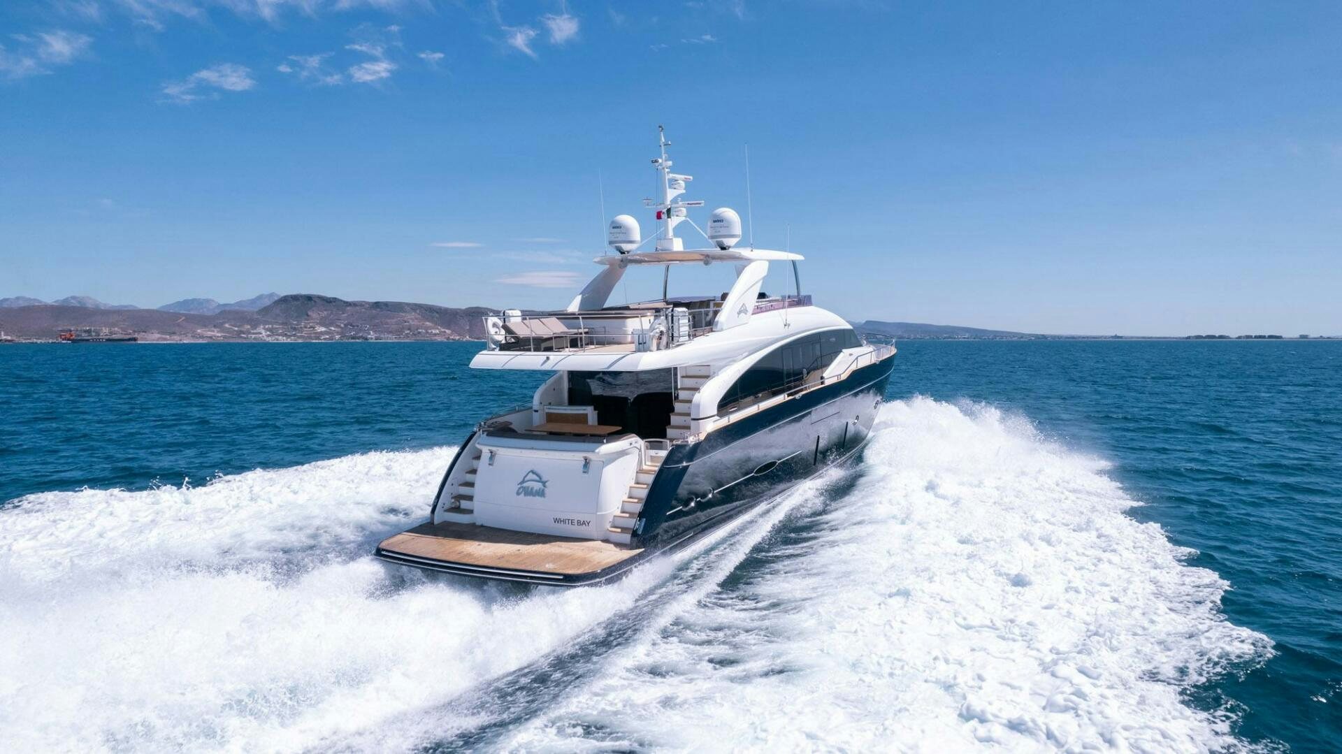 a boat on the water aboard SATORI Yacht for Sale