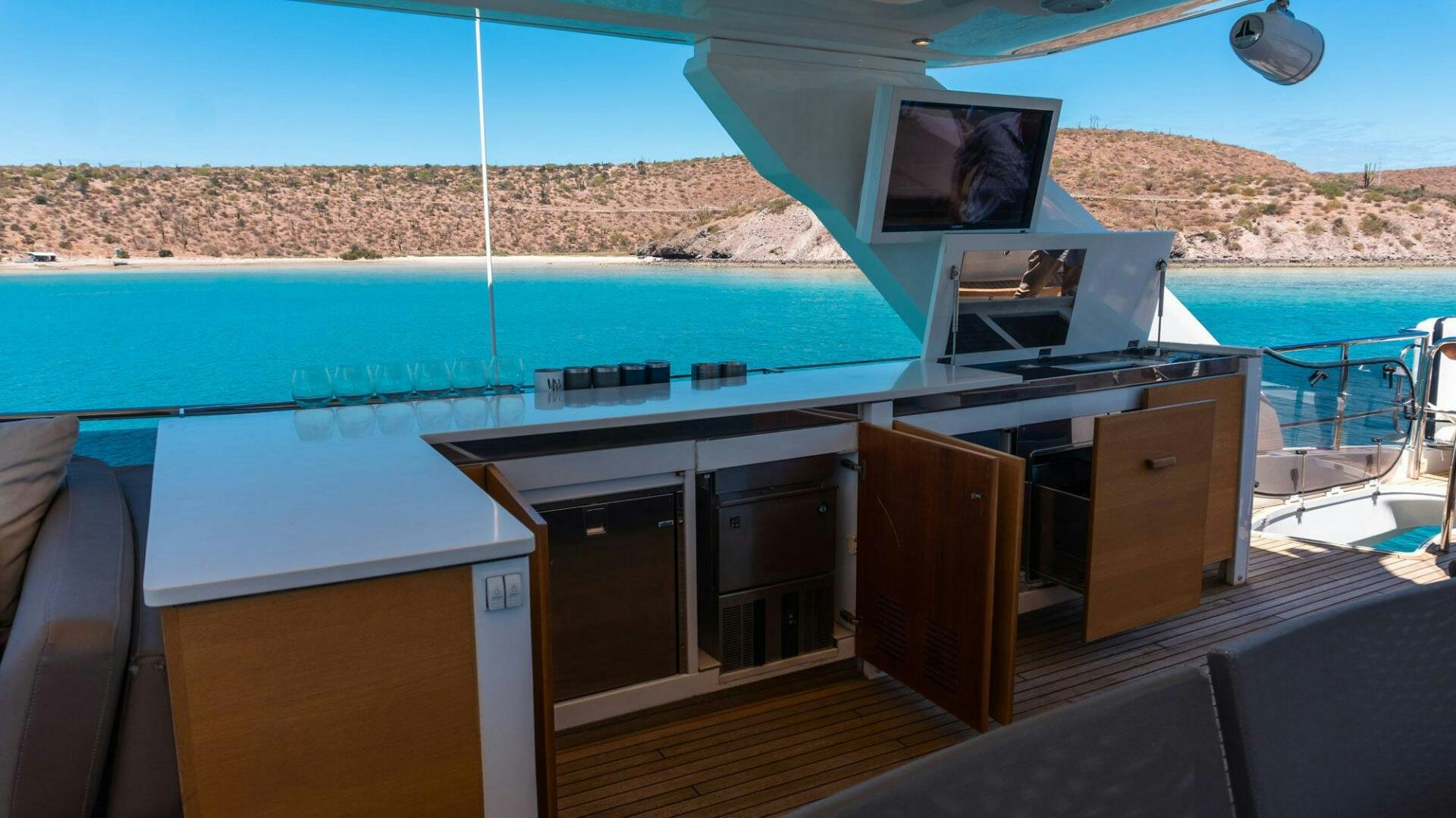 a boat on the water aboard SATORI Yacht for Sale