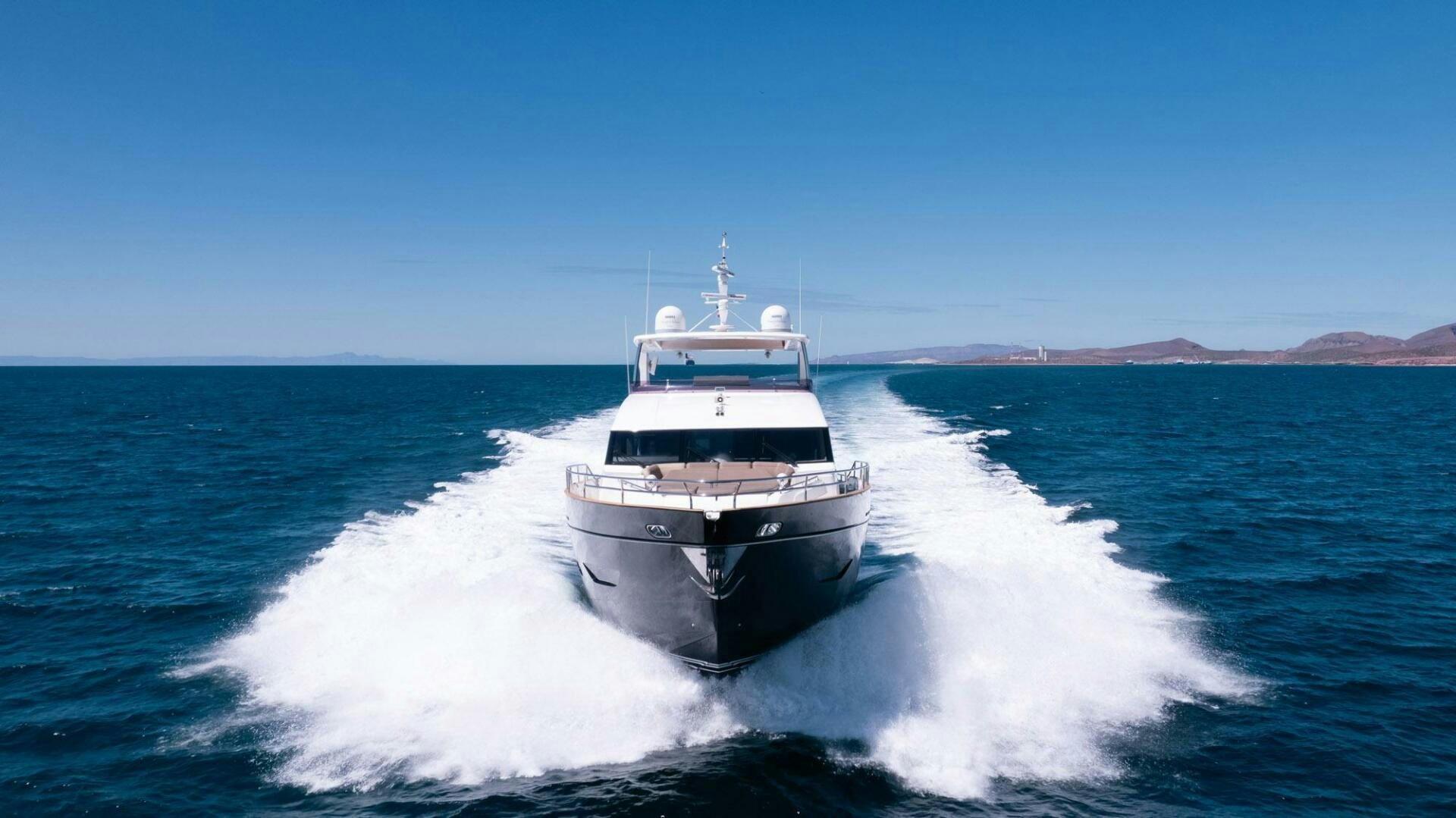 a boat on the water aboard SATORI Yacht for Sale