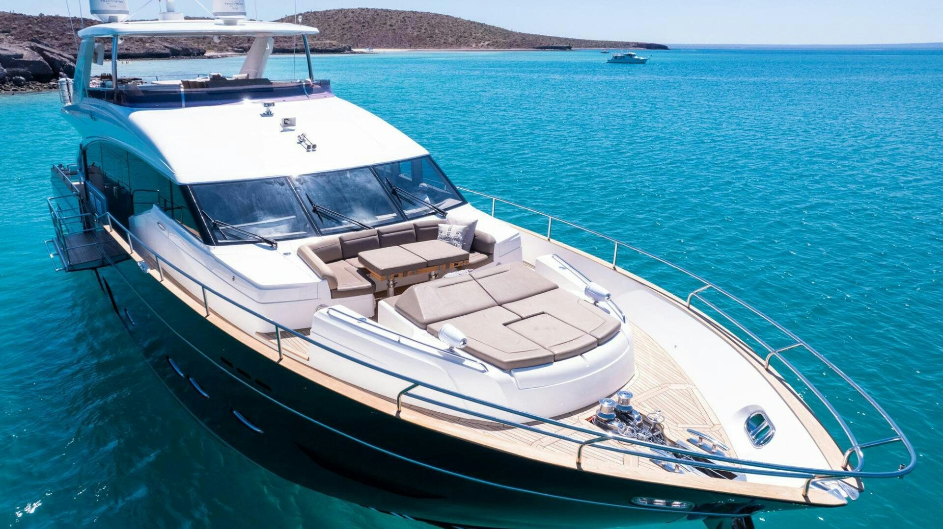 a boat on the water aboard SATORI Yacht for Sale