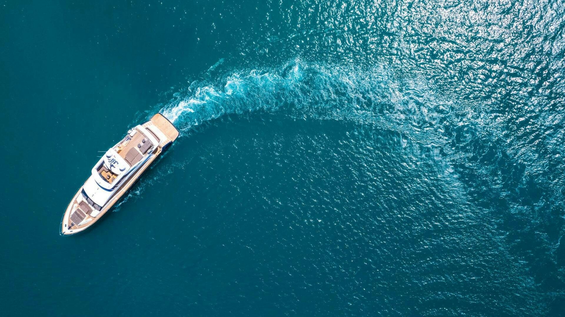 a boat in the water aboard SATORI Yacht for Sale