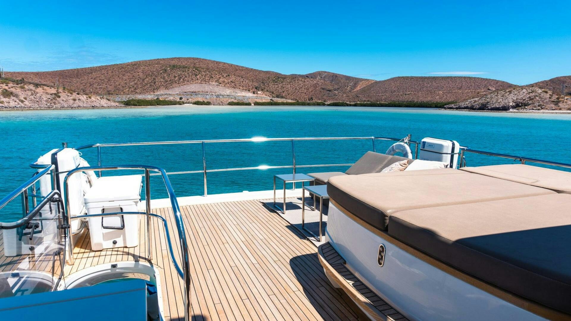 a boat on the water aboard SATORI Yacht for Sale