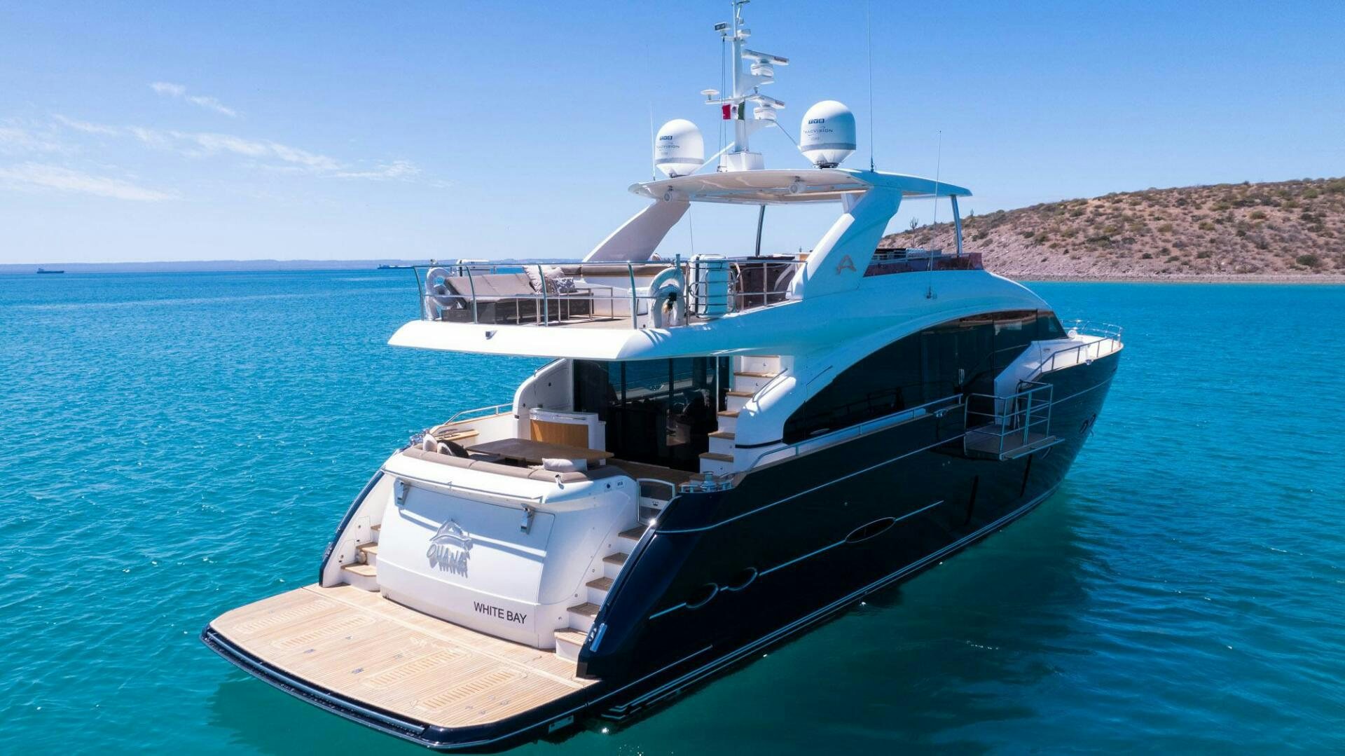 a boat on the water aboard SATORI Yacht for Sale